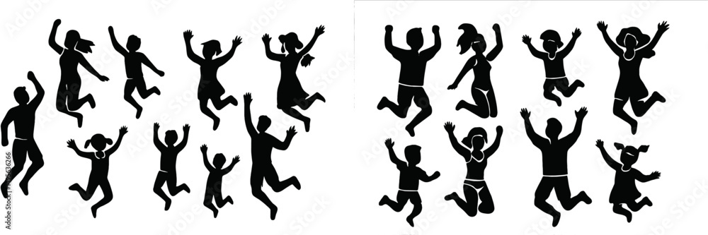 Fototapeta premium Diverse group of people celebrating joyfully in a lively outdoor setting during a sunny afternoon