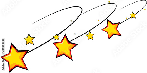 Dizzy Star Comic Effect