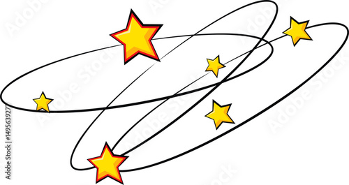 Dizzy Star Comic Effect