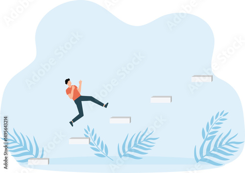 Career development or business growth, progress to more responsibility, salary or job promotion, improvement opportunity concept
