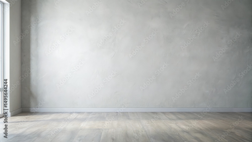 Empty Room with Textured Wall and Wood Floor Ideal for Interior Design Presentation Empty Room with Textured Wall and Wood Floor Ideal for Interior Design Presentation