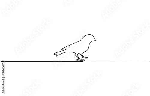 One continuous line drawing of flying up dove. Bird symbol of peace and freedom in simple linear, Symbol of peace and freedom concept vector art. Doodle line illustration.