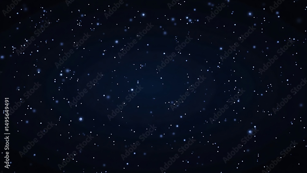 Fototapeta premium Captivating Night Sky: Sparkling Stars in Deep Space Cosmic Background