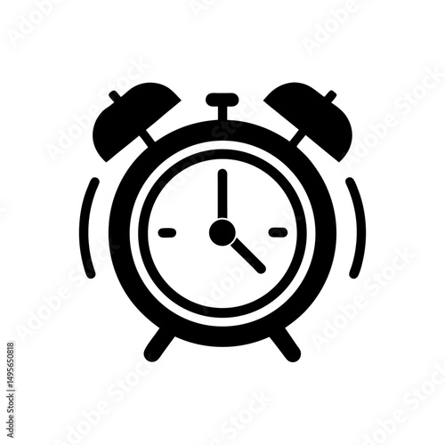 alarm clock with ringing marks   class time 