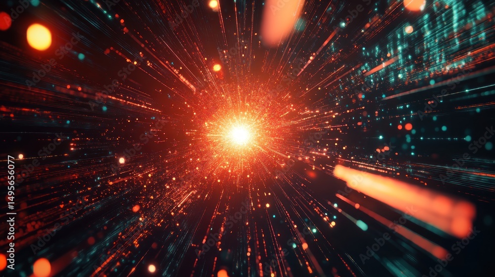Dynamic digital tunnel effect Dynamic digital tunnel effect