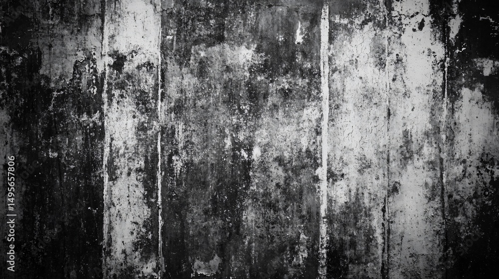 Obraz premium Weathered and Textured Concrete Wall Background for Industrial Design and Urban Concepts