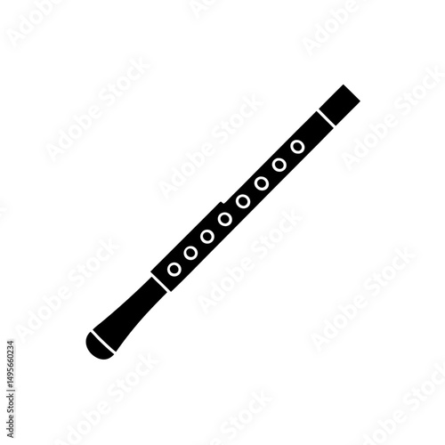 flute with holes   wind instrument or solo music 