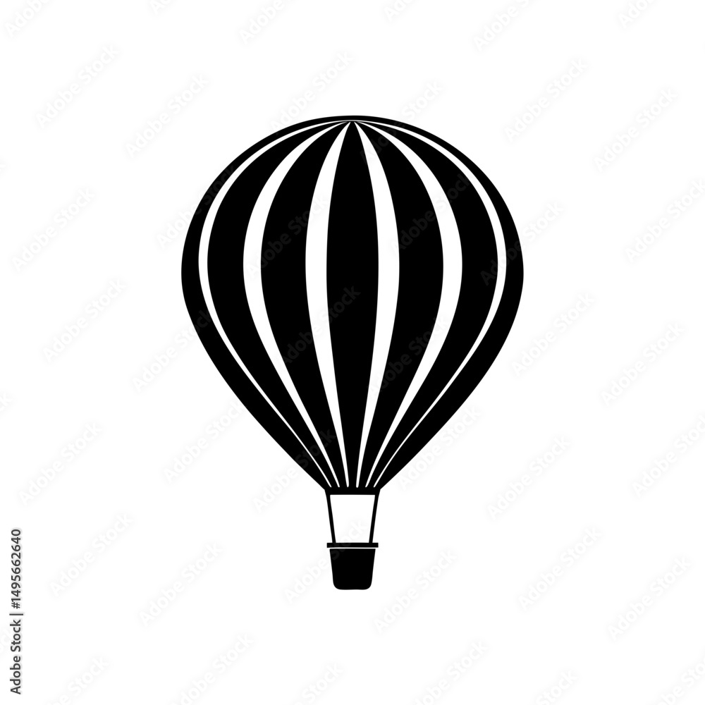 Fototapeta premium hot air balloon floating upward adventure or 