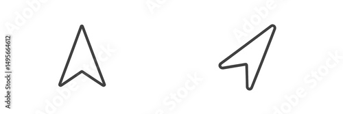 Unique arrow cursor designs showcasing different styles and shapes in graphic icons