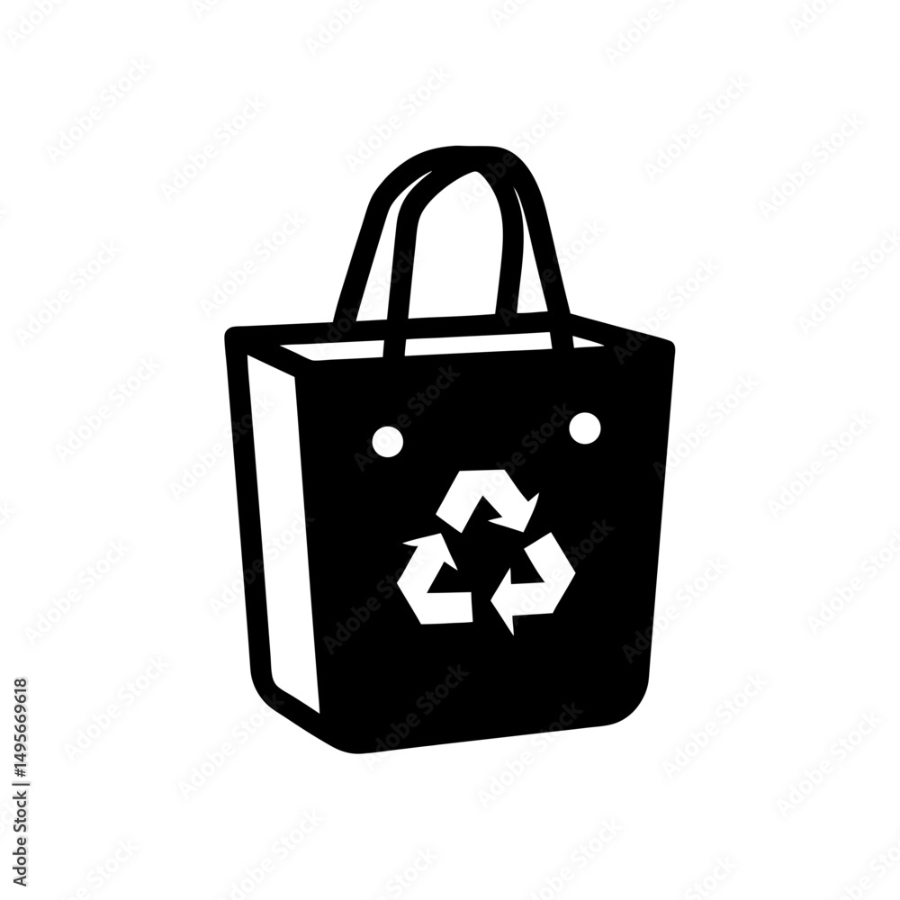 reusable shopping tote waste free living symbol reusable shopping tote waste free living symbol