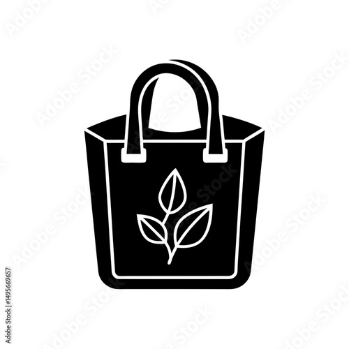 reusable shopping tote   waste free living symbol .svg