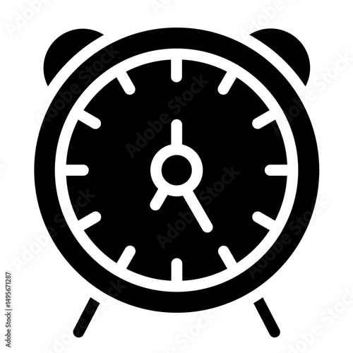 Alarm Clock line icon style