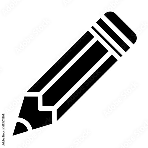 Pencil line icon style