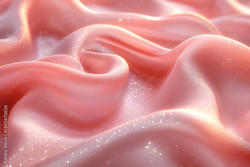 Obraz premium Abstract Pink Fabric with Glittering Texture