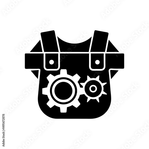 toolbelt with gear tools   handyman or technician 