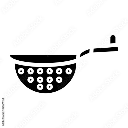 Tea Strainer line icon style