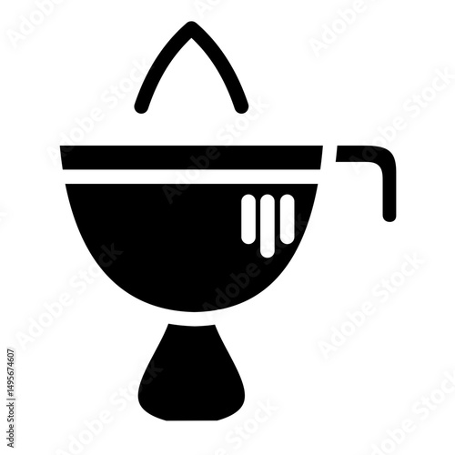 Squeezer line icon style