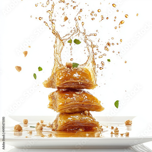 orange juice splash isolated