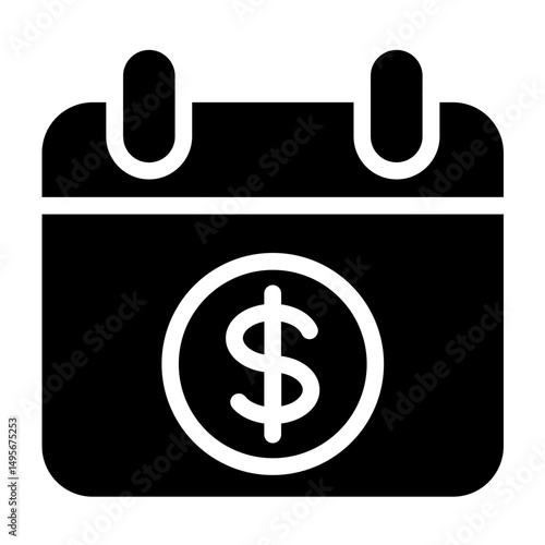 Payment Day line icon style
