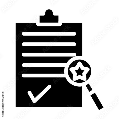 Appraisal line icon style