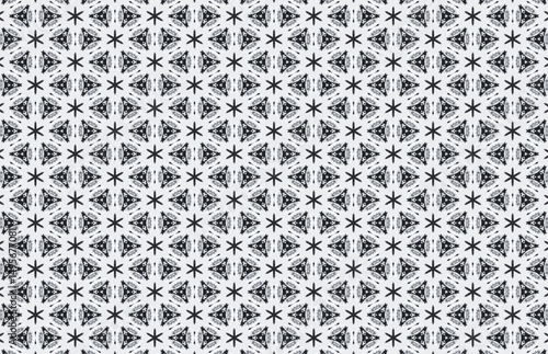 Modern and geometric pattern design for fashion, home decor and textile seamless pattern vector.