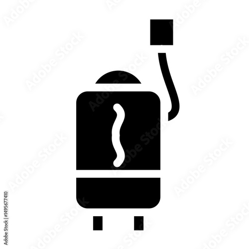 Water Heater Line Icon Style