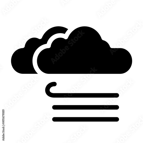 Mist Line Icon Style