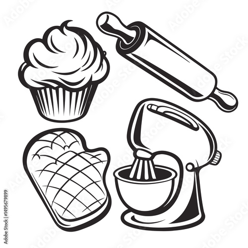 Baking Kitchen Tools Sweet Desserts