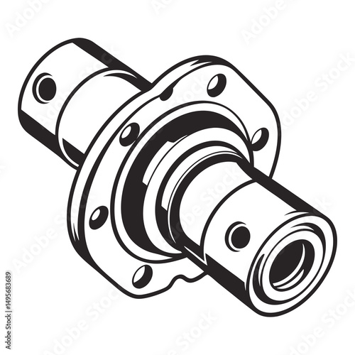 
Automotive Shaft Flange Bearing Part