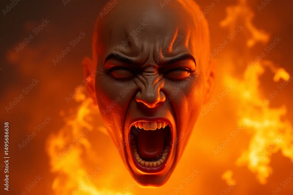 red devil face red devil face