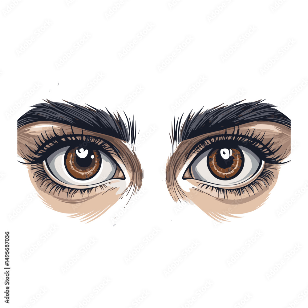 Fototapeta premium eye Vector