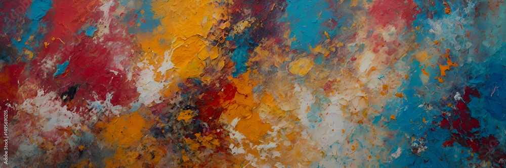 Fototapeta premium Abstract painted background or textured surface