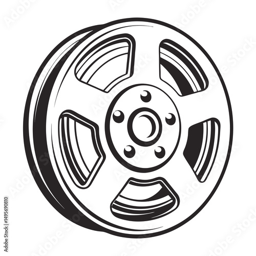 
Vehicle Gas Pedal Outline Image