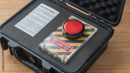 conception of the suitcase containing the nuclear bomb activator button