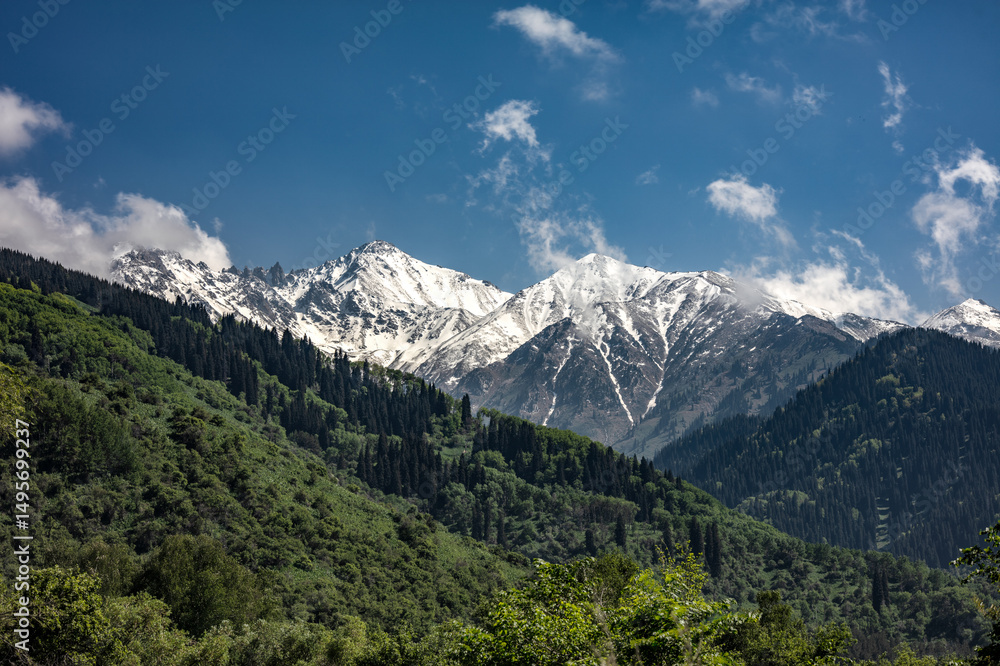 mountain landscape in the alps mountain landscape in the alps