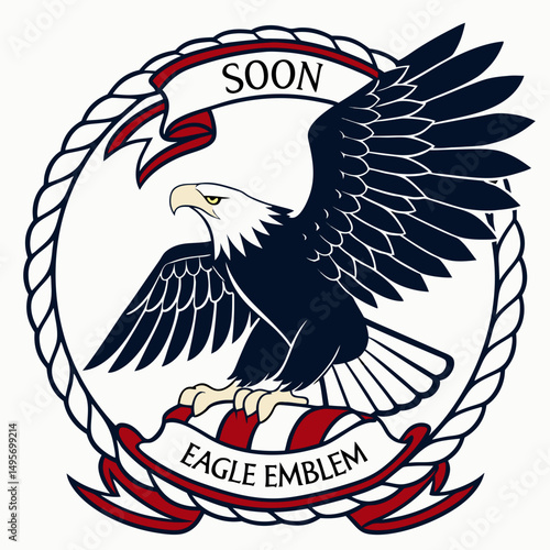eagle symbol vector illustration