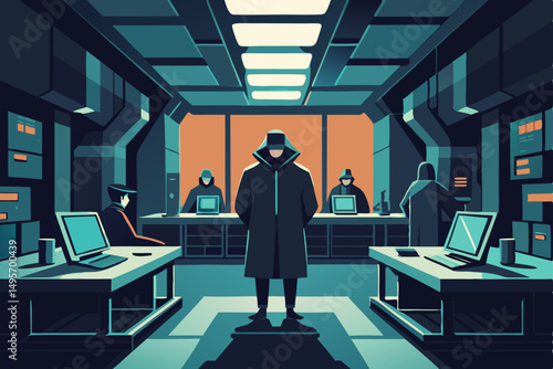 businessman in office