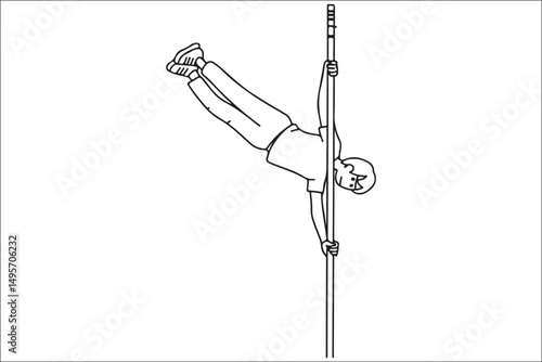 Mountain Climbing & Rappelling Silhouettes – Extreme Sports Vector Icons.