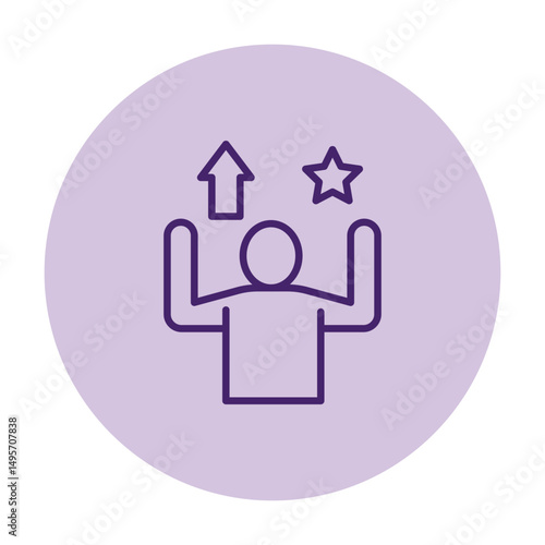 Motivation pentaglow , vector, pixel perfect, illustrator file 
