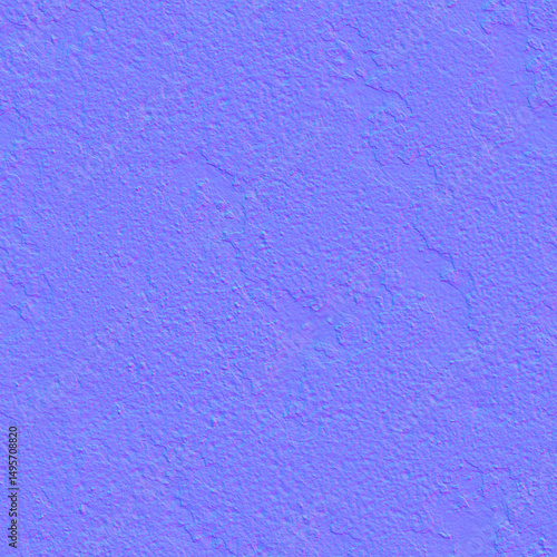 Seamless plaster wall texture material normal map
