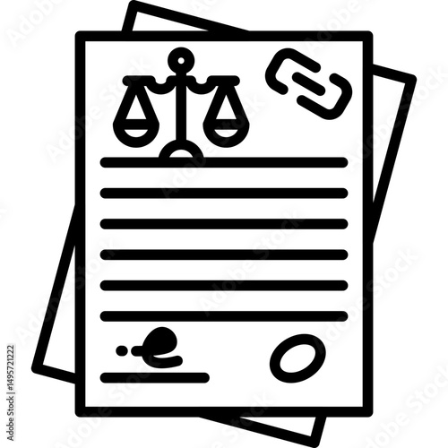 Law Document Icon