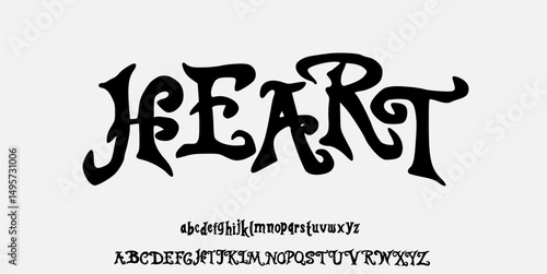 Elegant Font Uppercase Lowercase. Classic Lettering Minimal Fashion Designs. Typography modern serif fonts regular decorative vintage concept. vector illustration