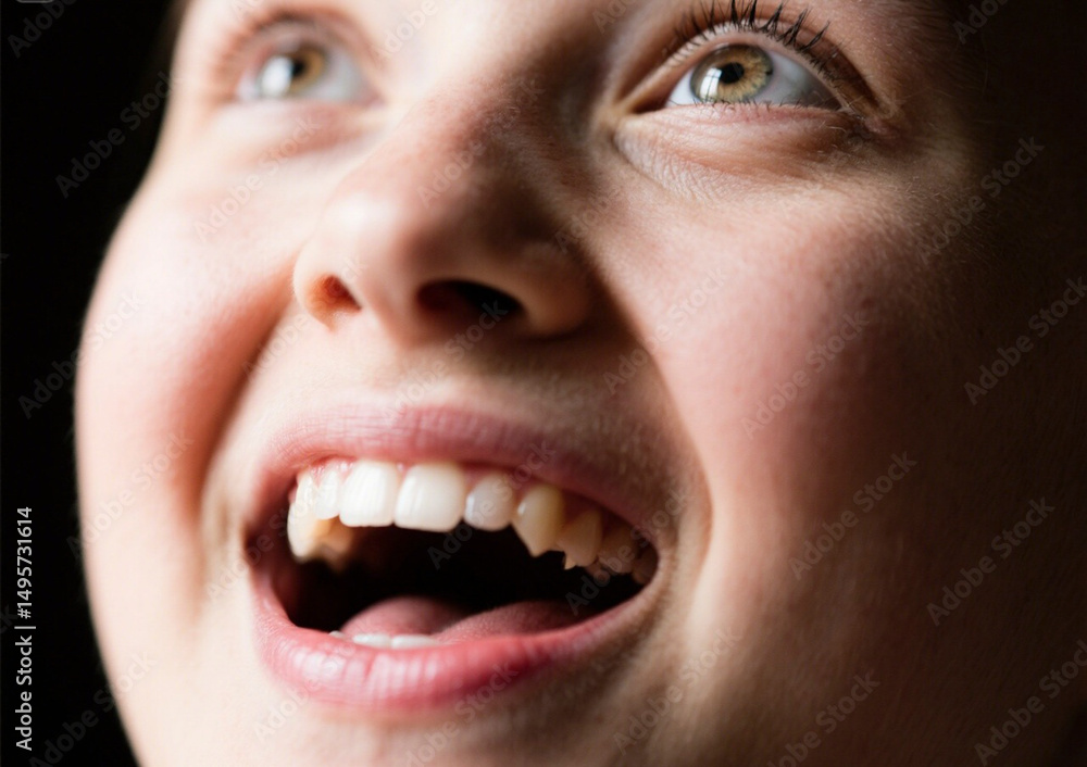 Fototapeta premium young woman screaming