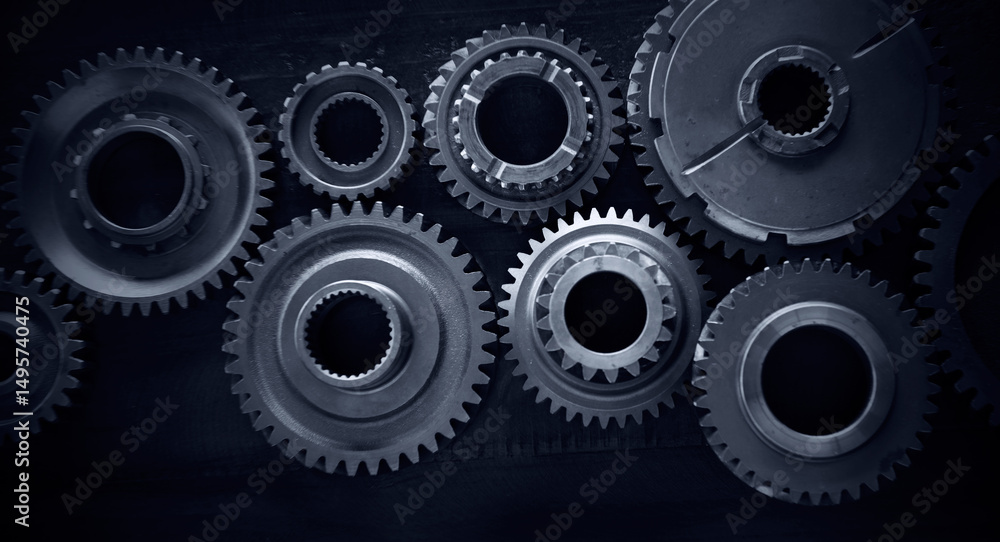 Assorted steel cogs Assorted steel cogs