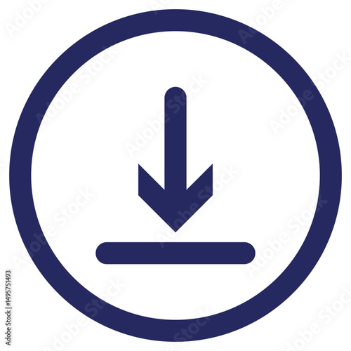 Download icon vector illustration, file download symbol isolated, Software download icon, upload icon, Set of download icons as template for design of web page, site or mobile app.