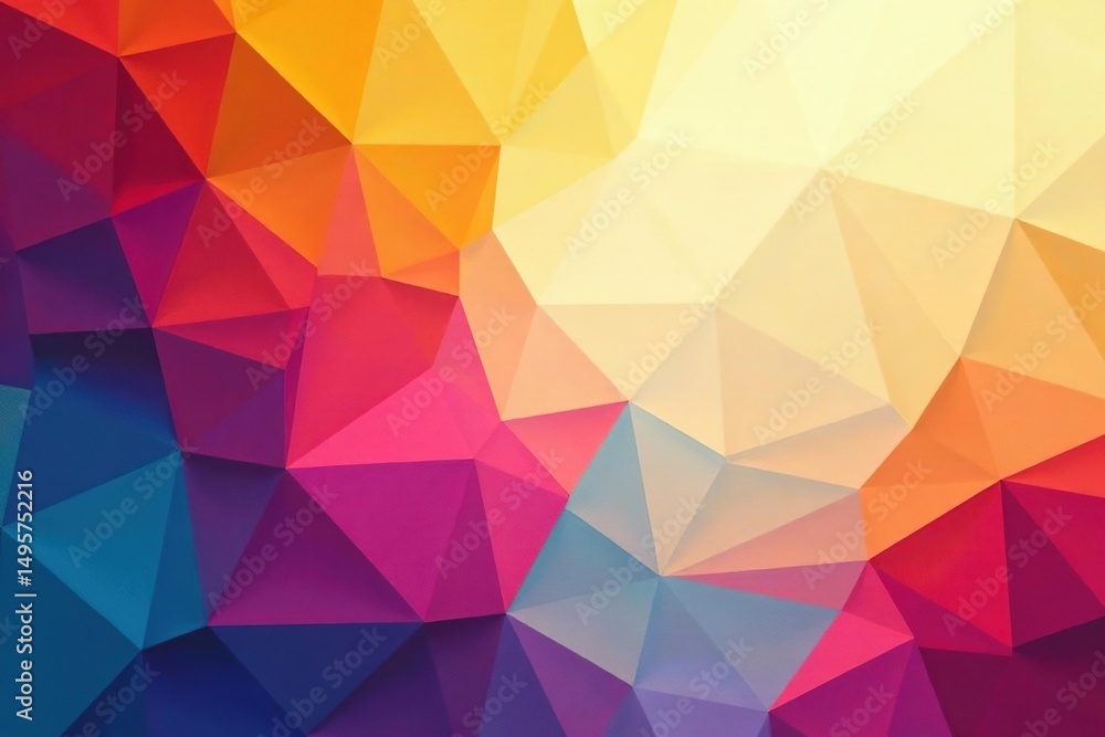 Geometric abstract shapes, vibrant color palette, modern style, background, seamless Geometric abstract shapes, vibrant color palette, modern style, background, seamless