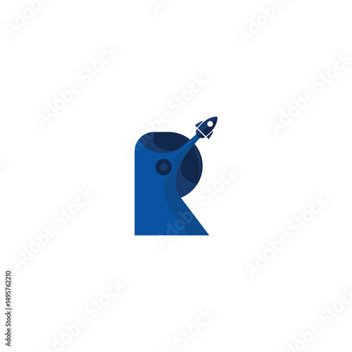 r logo, rocket logo, rocket logo design, letter r logo