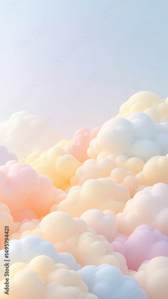 Pastel clouds dreamy sky aesthetic background wallpaper soft colors cotton candy sky fluffy clouds texture Pastel clouds dreamy sky aesthetic background wallpaper soft colors cotton candy sky fluffy clouds texture