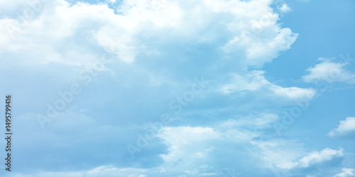 sunny sky blue light watercolor background. Aquarelle painting brush effect card paper textured canvas cloudy smoke space for text, entertaining card, template. aquamarine color graphics illustration