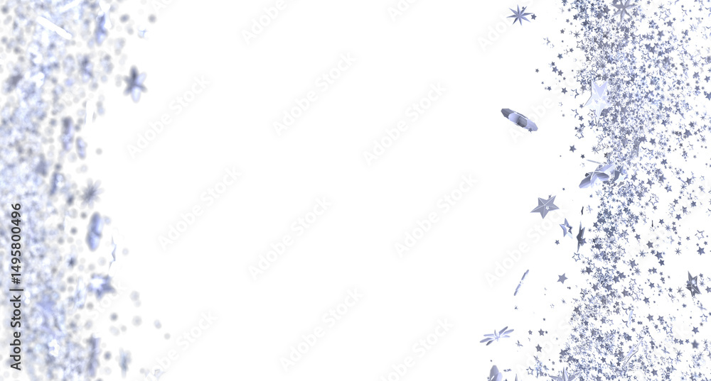 Sparkling silver stars on white. Perfect for holidays, celebrations, and more! Sparkling silver stars on white. Perfect for holidays, celebrations, and more!